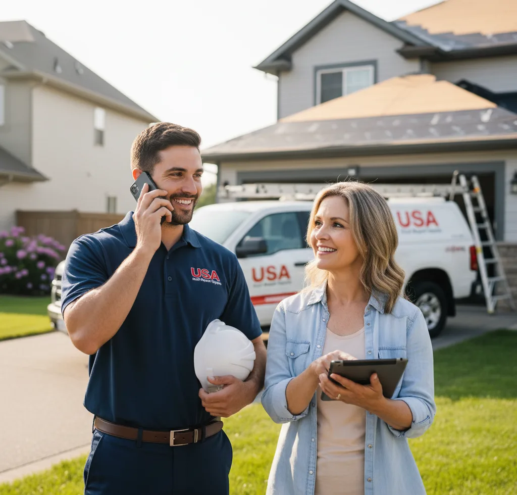 USA Roof Repair Experts customer support in Radcliff